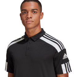 Voorvertoning: Adidas Squadra 21 Polo Heren - Zwart / Wit