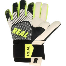 Voorvertoning: Real Fusion Keepershandschoenen Heren - Zwart / Wit / Fluogeel