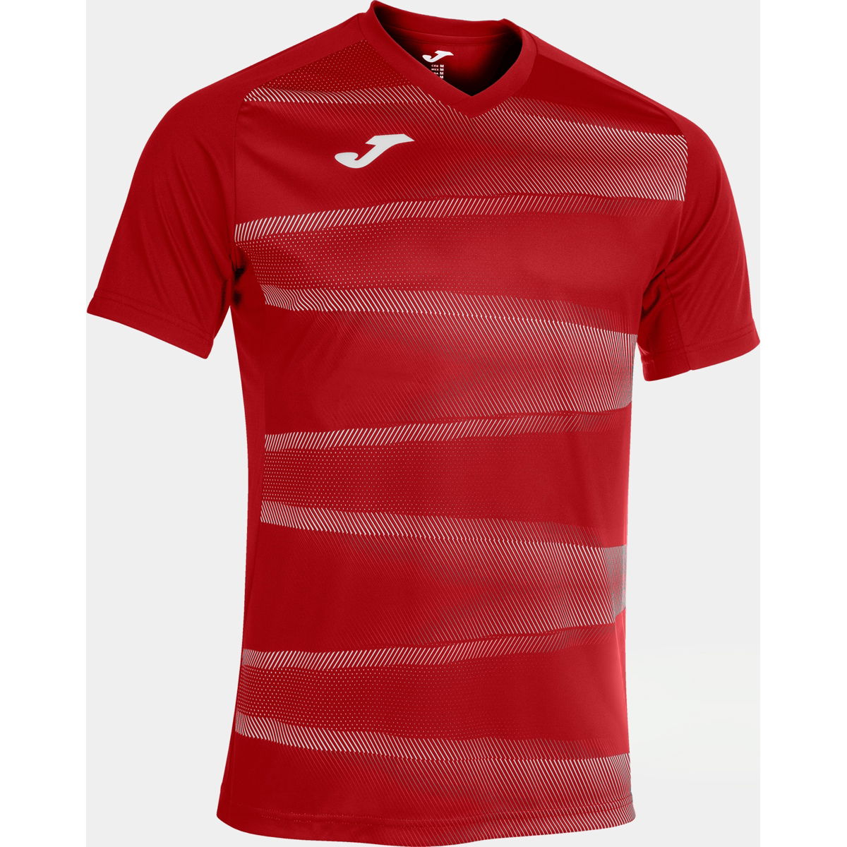 Présentation: Joma Grafity II Maillot Manches Courtes Enfants - Rouge / Blanc