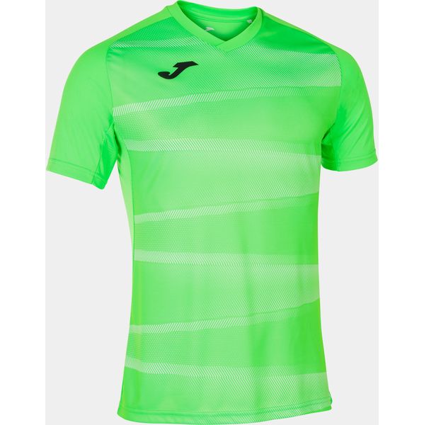 Joma Grafity II Maillot Manches Courtes Enfants - Vert Fluo / Blanc