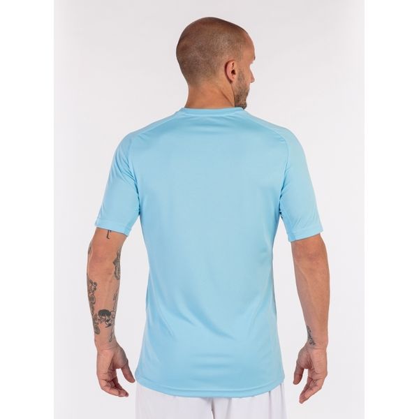 Joma Grafity II Shirt Korte Mouw Heren - Hemelsblauw / Wit