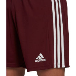 Voorvertoning: Adidas Squadra 21 Short Heren - Bordeaux / Wit