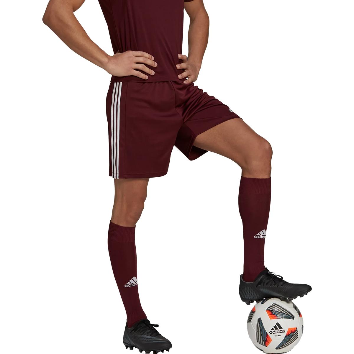 Maroon adidas store soccer shorts