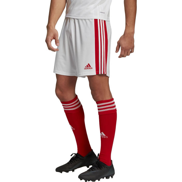 Adidas Squadra 21 Short Hommes - Blanc / Rouge