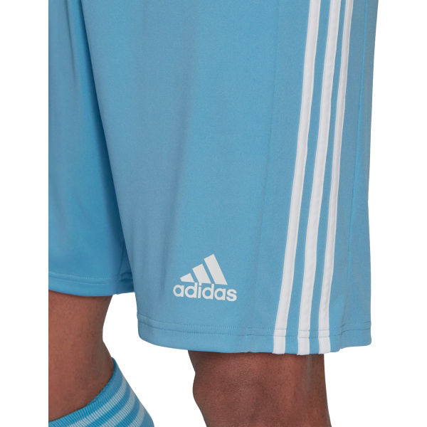 Adidas Squadra 21 Short Hommes - Bleu Ciel / Blanc