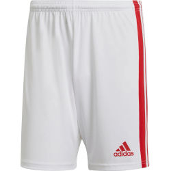Présentation: Adidas Squadra 21 Short Enfants - Blanc / Rouge