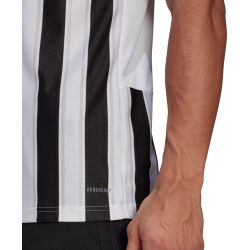 Présentation: Adidas Striped 21 Maillot Manches Courtes Hommes - Blanc / Noir