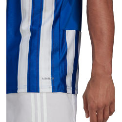 Présentation: Adidas Striped 21 Maillot Manches Courtes Hommes - Royal / Blanc