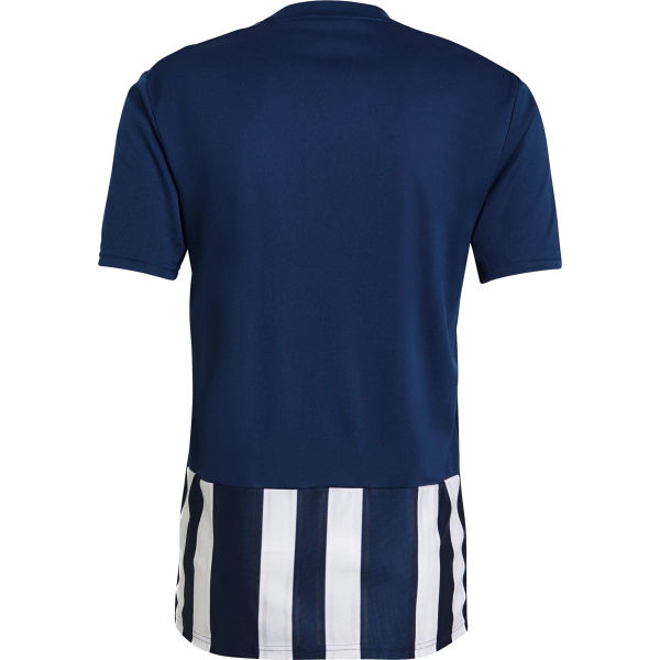 Striped 21 Maillot Manches Courtes Hommes - Marine / Blanc