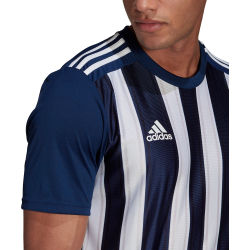 Voorvertoning: Adidas Striped 21 Shirt Korte Mouw Heren - Marine / Wit