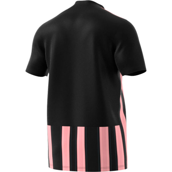 Adidas Striped 21 Shirt Korte Mouw Heren - Zwart / Roze