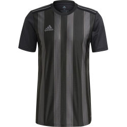 Voorvertoning: Adidas Striped 21 Shirt Korte Mouw Kinderen - Zwart / Grijs