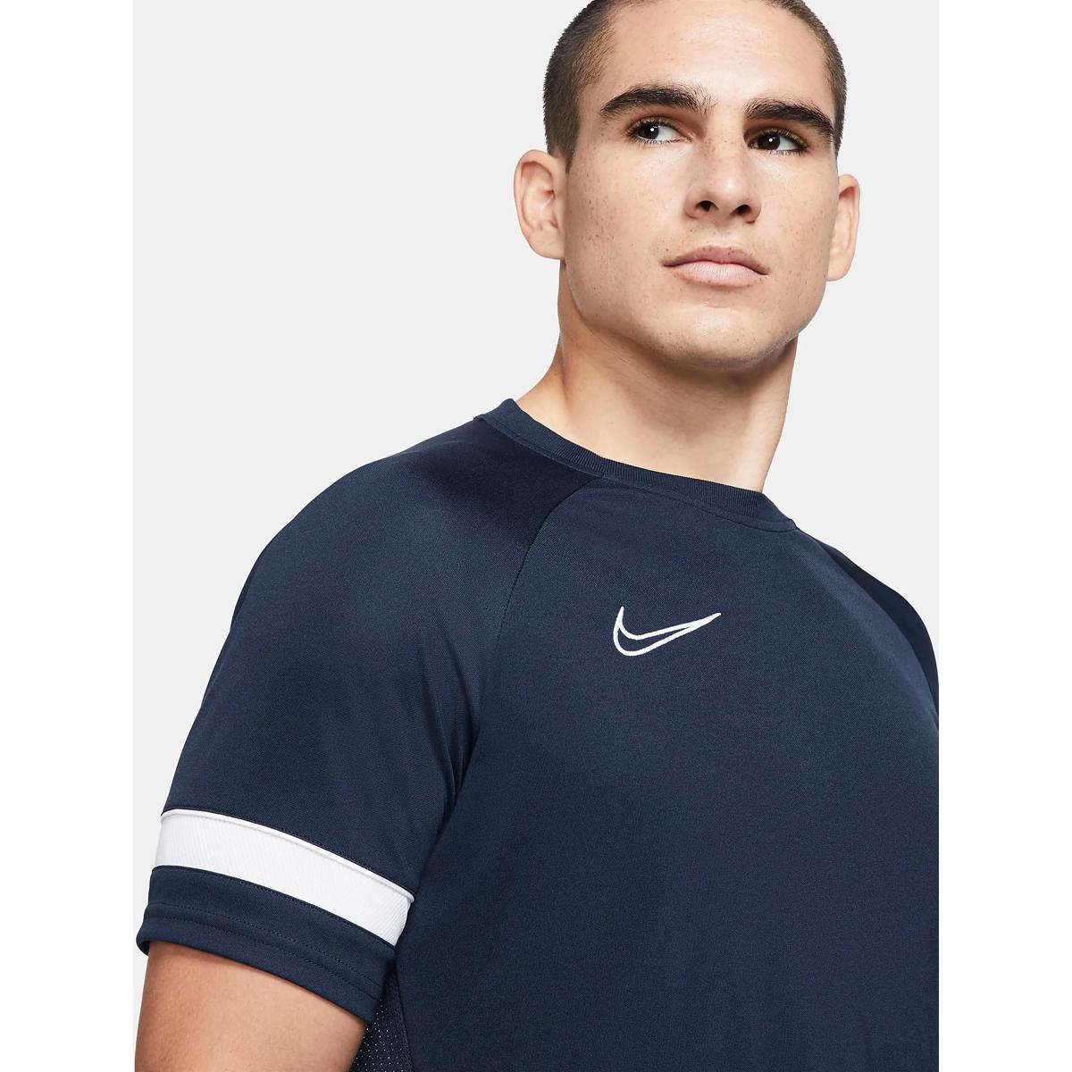 Nike Academy 21 T-Shirt voor Heren | Marine - Wit | Teamswear