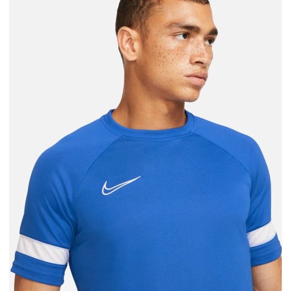 Nike Academy 21 T-Shirt Heren - Royal / Wit