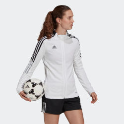 Voorvertoning: Adidas Tiro 21 Trainingsvest Dames - Wit