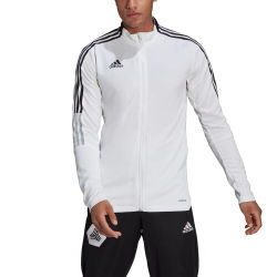 Voorvertoning: Adidas Tiro 21 Trainingsvest Polyester Heren - Wit