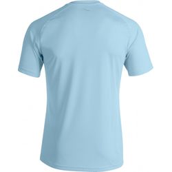Voorvertoning: Joma Pisa II Shirt Korte Mouw Kinderen - Hemelsblauw / Wit