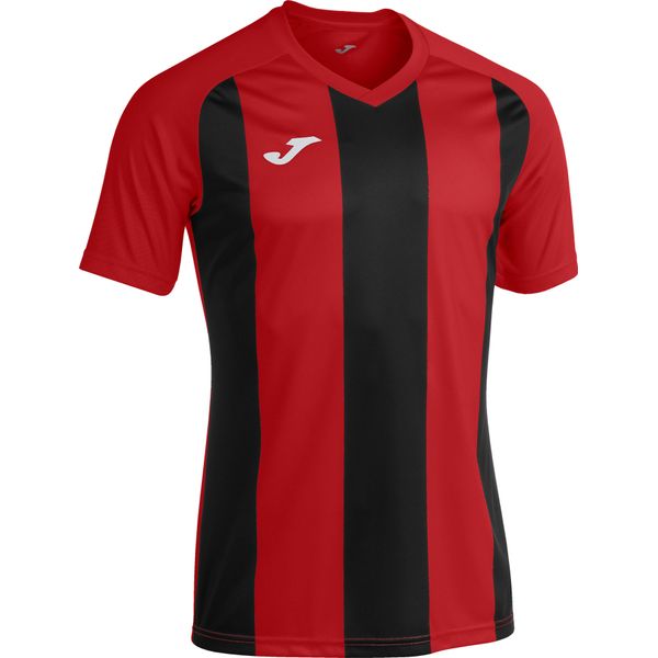 Joma Pisa II Shirt Korte Mouw Heren - Rood / Zwart