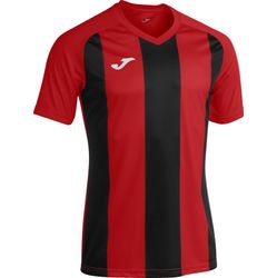 Voorvertoning: Joma Pisa II Shirt Korte Mouw Heren - Rood / Zwart