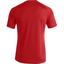 Voorvertoning: Joma Pisa II Shirt Korte Mouw Heren - Rood / Wit