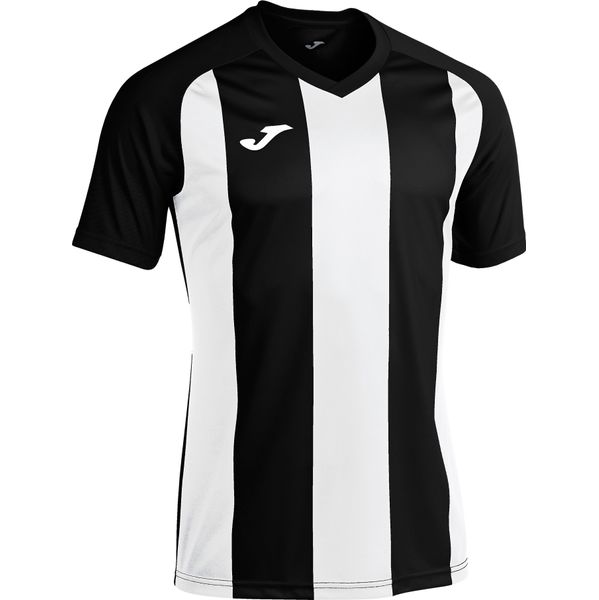 Joma Pisa II Maillot Manches Courtes Hommes - Noir / Blanc