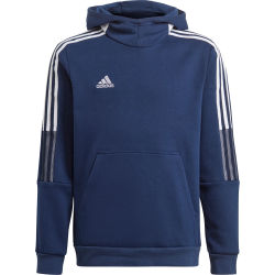 Voorvertoning: Adidas Tiro 21 Sweater Met Kap Kinderen - Marine