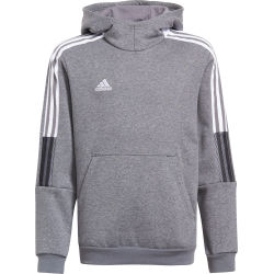 Voorvertoning: Adidas Tiro 21 Sweater Met Kap Kinderen - Grijs