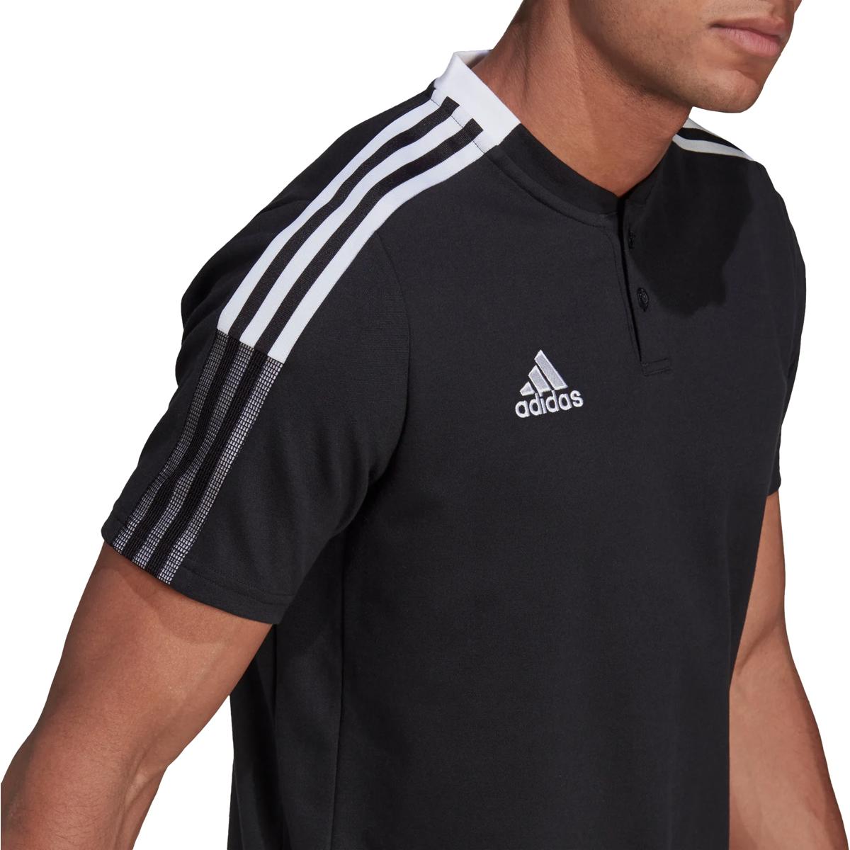 Adidas Tiro 21 Polo pour Hommes Noir Teamswear