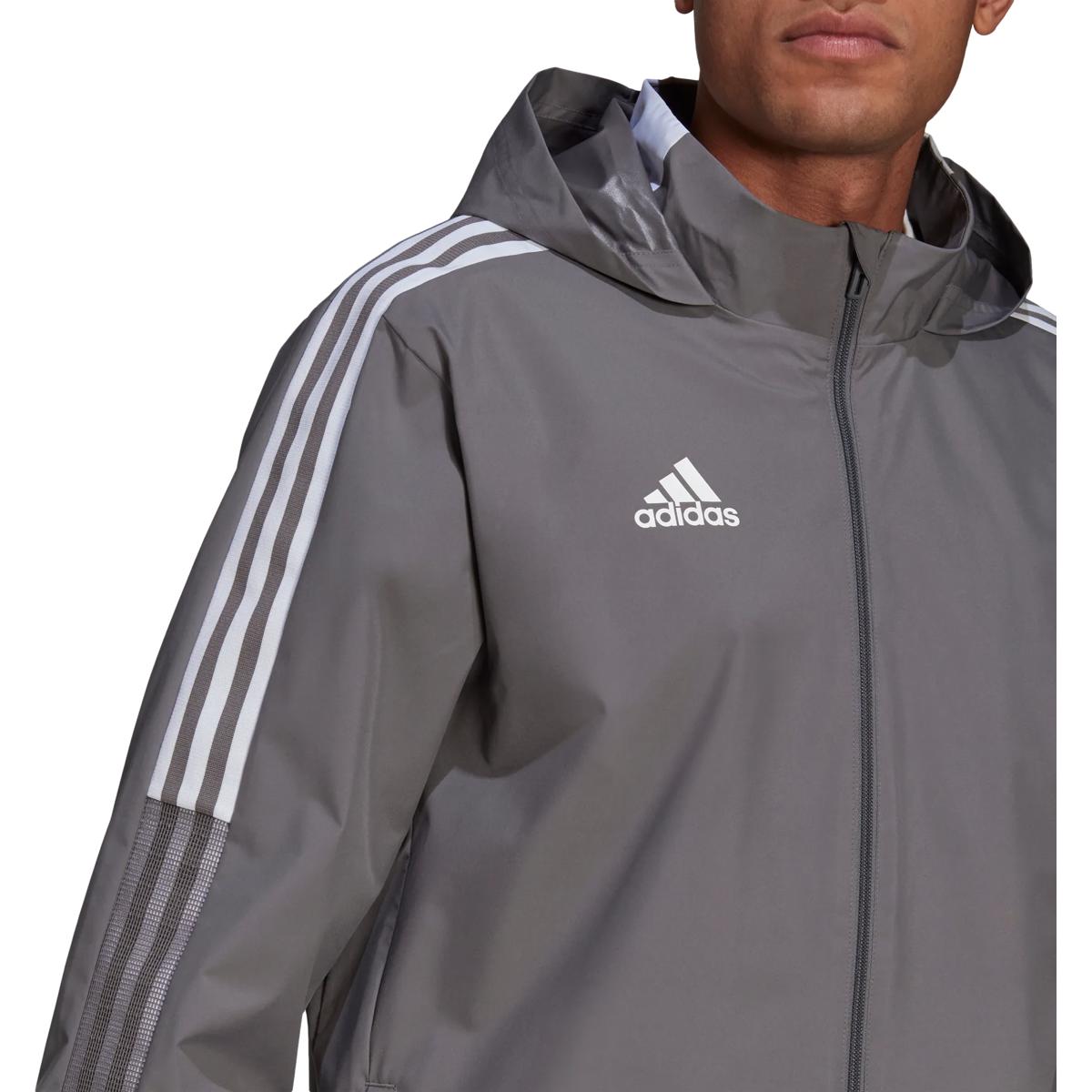 Adidas Tiro 21 Regenjas voor Heren Grijs Teamswear