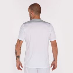 Voorvertoning: Joma Championship VI Shirt Korte Mouw Kinderen - Wit / Zilver