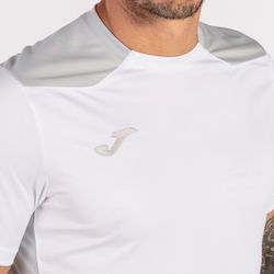 Voorvertoning: Joma Championship VI Shirt Korte Mouw Kinderen - Wit / Zilver