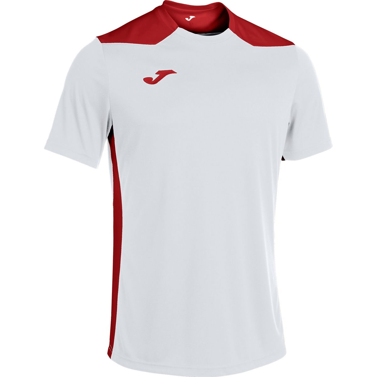 Voorvertoning: Joma Championship VI Shirt Korte Mouw Kinderen - Wit / Rood