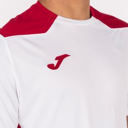 Voorvertoning: Joma Championship VI Shirt Korte Mouw Kinderen - Wit / Rood