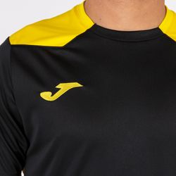 Voorvertoning: Joma Championship VI Shirt Korte Mouw Kinderen - Zwart / Geel