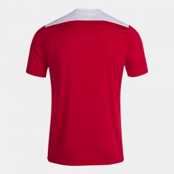 Voorvertoning: Joma Championship VI Shirt Korte Mouw Kinderen - Rood / Wit