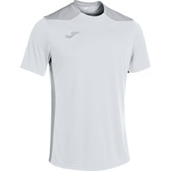 Voorvertoning: Joma Championship VI Shirt Korte Mouw Heren - Wit / Zilver