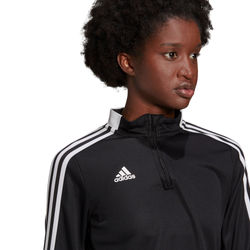 Voorvertoning: Adidas Tiro 21 Ziptop Dames - Zwart