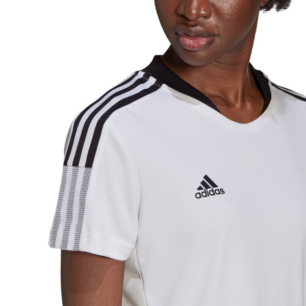 Adidas Tiro 21 T-Shirt Femmes - Blanc