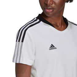 Voorvertoning: Adidas Tiro 21 T-Shirt Dames - Wit