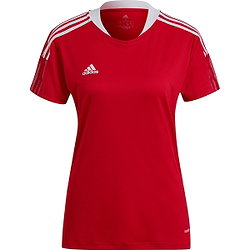 Adidas Tiro 21 T-Shirt Dames - Rood