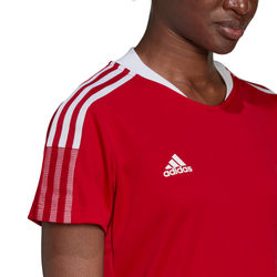 Voorvertoning: Adidas Tiro 21 T-Shirt Dames - Rood