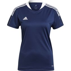 Voorvertoning: Adidas Tiro 21 T-Shirt Dames - Marine