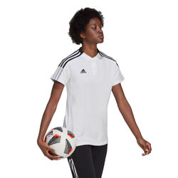 Vorschau: Adidas Tiro 21 Poloshirt Damen - Weiß