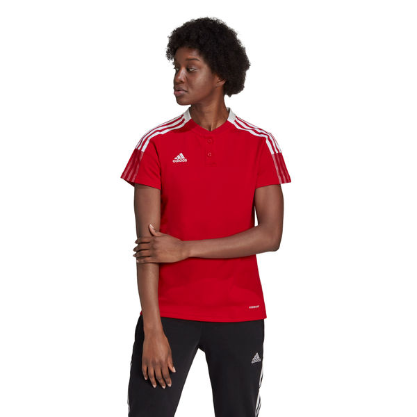 Adidas Tiro 21 Poloshirt Damen - Rot