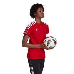 Vorschau: Adidas Tiro 21 Poloshirt Damen - Rot