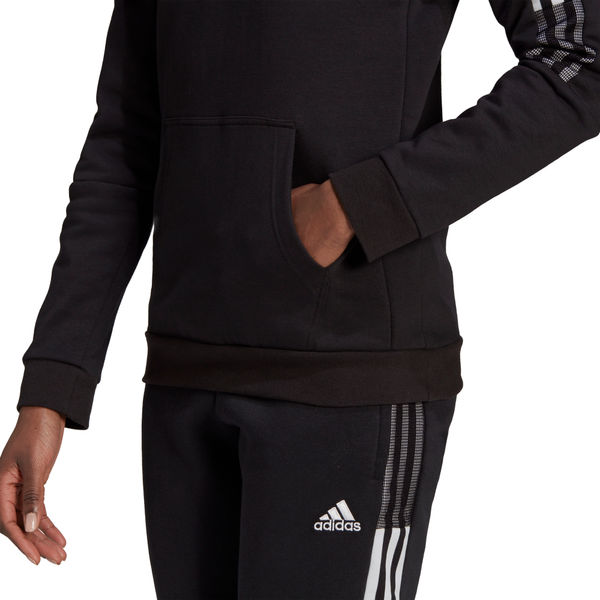 Adidas Tiro 21 Sweater Met Kap Dames - Zwart