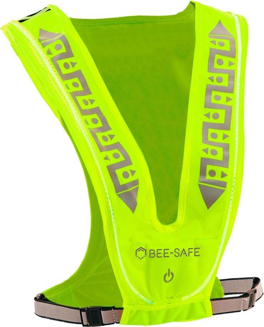 Bee Safe Led Usb Gilet Haute Visibilité, Lime