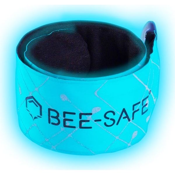 Bee Safe Led Click Band Usb - Blauw