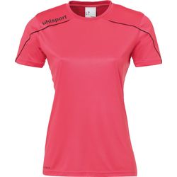 Voorvertoning: Uhlsport Stream 22 Shirt Korte Mouw Dames - Roze / Zwart