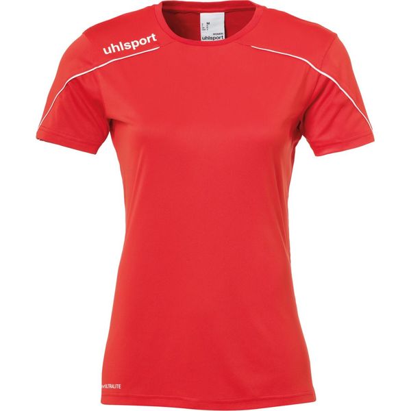 Stream 22 Maillot Manches Courtes Femmes - Rouge / Blanc
